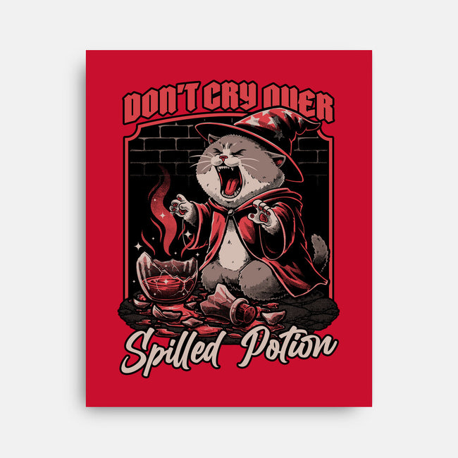 Wizard Cat Potion-None-Stretched-Canvas-Studio Mootant