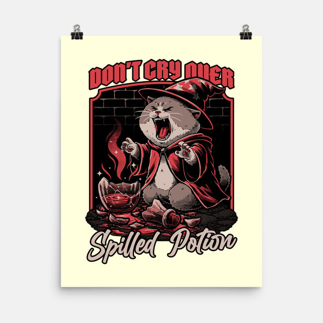 Wizard Cat Potion-None-Matte-Poster-Studio Mootant