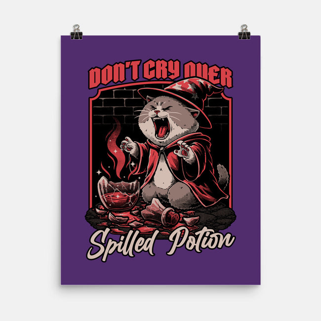 Wizard Cat Potion-None-Matte-Poster-Studio Mootant