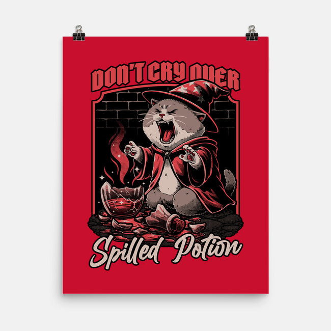 Wizard Cat Potion-None-Matte-Poster-Studio Mootant