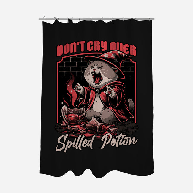 Wizard Cat Potion-None-Polyester-Shower Curtain-Studio Mootant