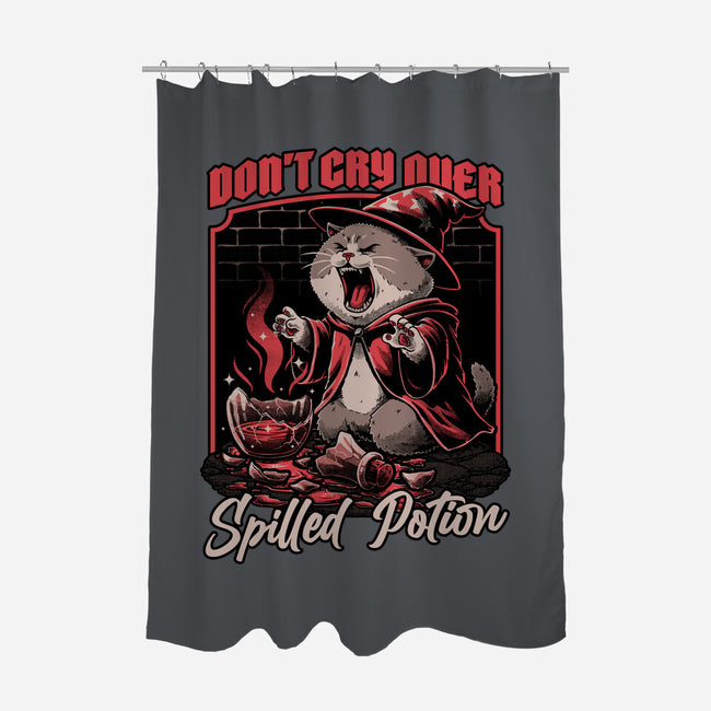 Wizard Cat Potion-None-Polyester-Shower Curtain-Studio Mootant