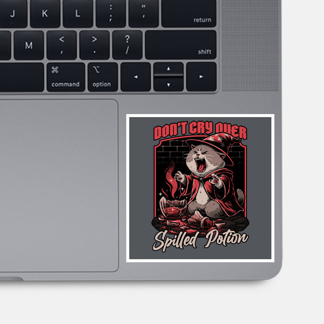 Wizard Cat Potion-None-Glossy-Sticker-Studio Mootant