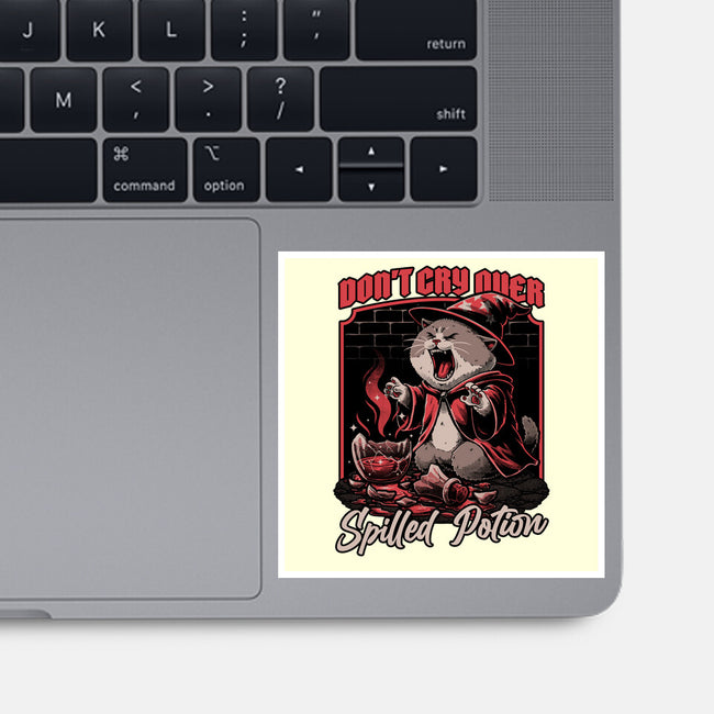 Wizard Cat Potion-None-Glossy-Sticker-Studio Mootant
