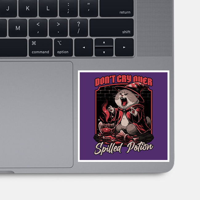 Wizard Cat Potion-None-Glossy-Sticker-Studio Mootant