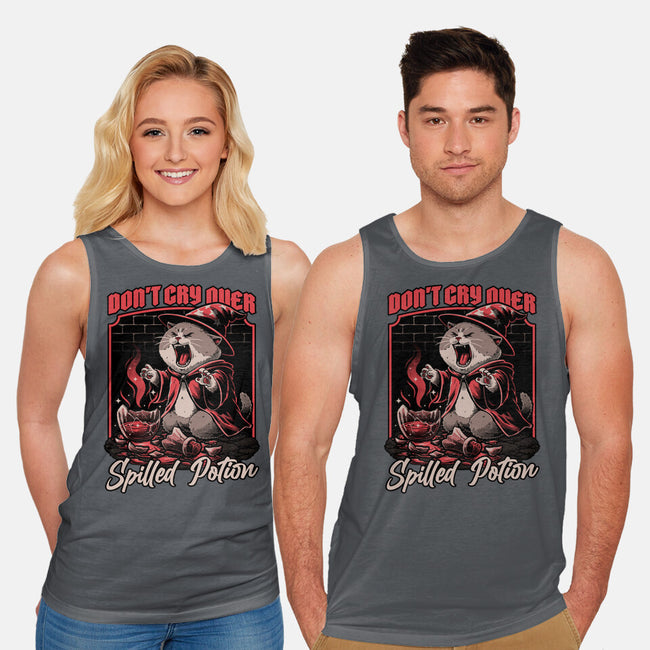 Wizard Cat Potion-Unisex-Basic-Tank-Studio Mootant