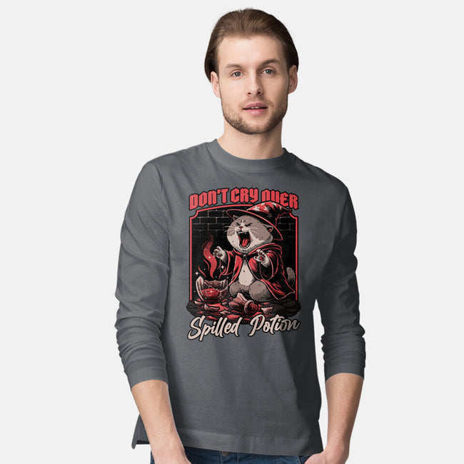 Wizard Cat Potion-Mens-Long Sleeved-Tee-Studio Mootant
