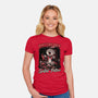 Wizard Cat Potion-Womens-Fitted-Tee-Studio Mootant