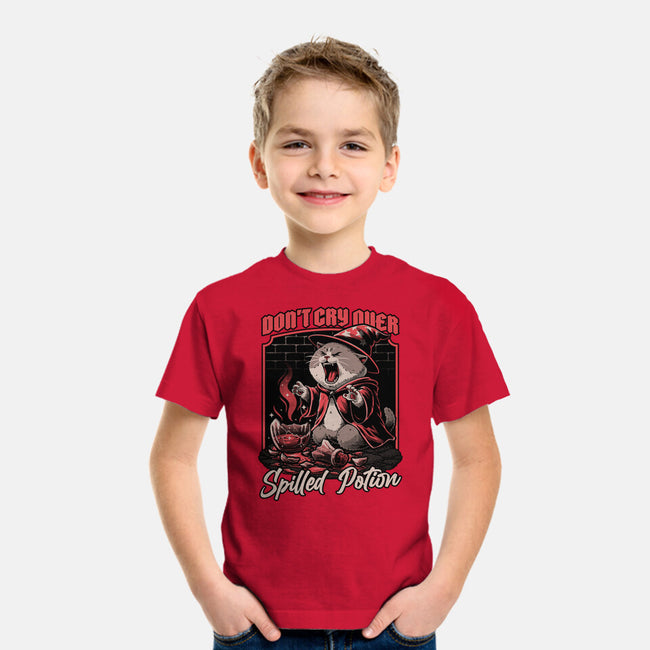 Wizard Cat Potion-Youth-Basic-Tee-Studio Mootant