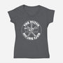 Horror Movie Witch Hiking Club-Womens-V-Neck-Tee-Studio Mootant