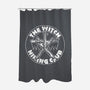 Horror Movie Witch Hiking Club-None-Polyester-Shower Curtain-Studio Mootant