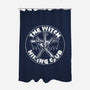 Horror Movie Witch Hiking Club-None-Polyester-Shower Curtain-Studio Mootant