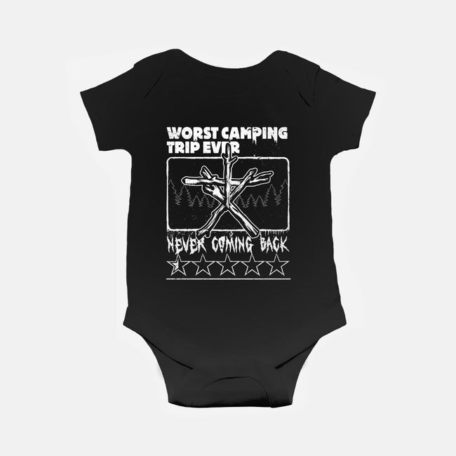 Worst Camping Trip Ever-Baby-Basic-Onesie-Studio Mootant