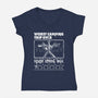 Worst Camping Trip Ever-Womens-V-Neck-Tee-Studio Mootant