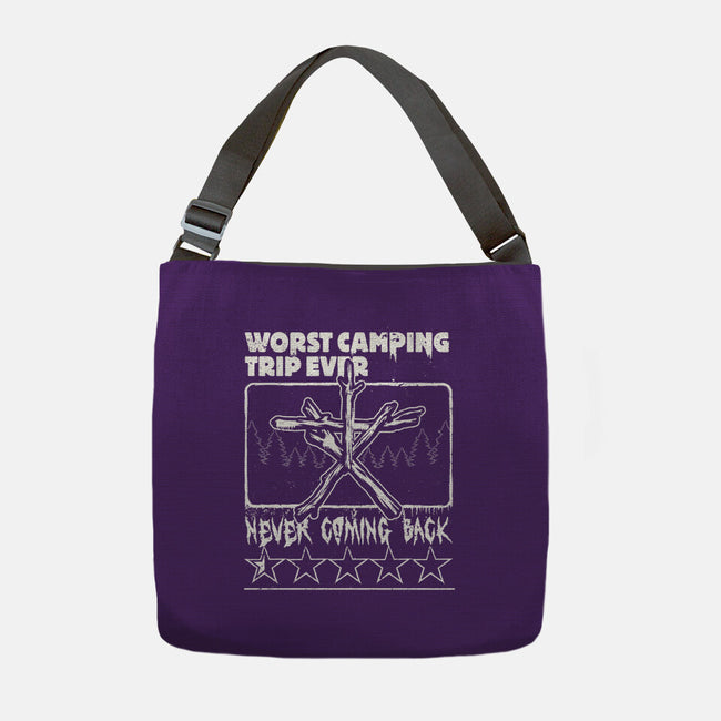 Worst Camping Trip Ever-None-Adjustable Tote-Bag-Studio Mootant
