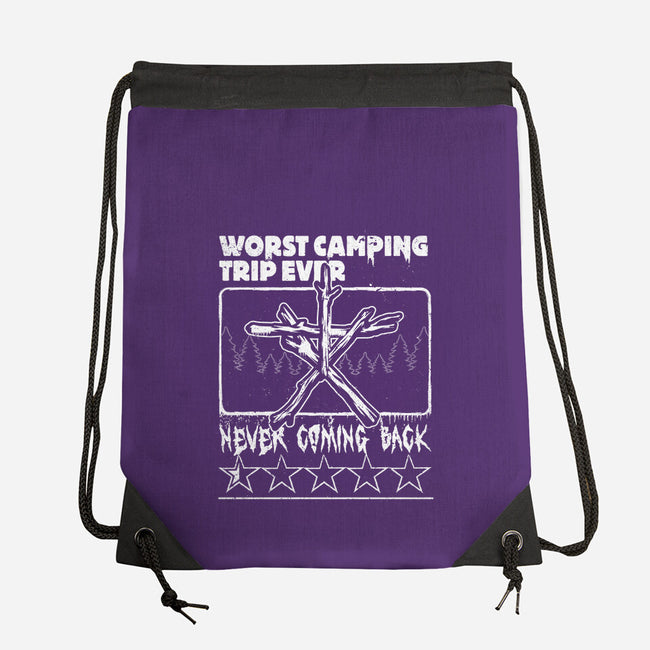Worst Camping Trip Ever-None-Drawstring-Bag-Studio Mootant
