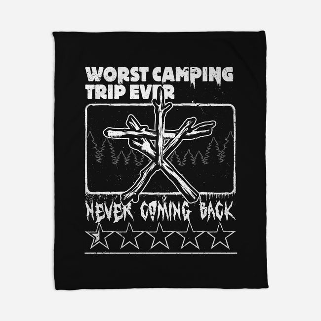 Worst Camping Trip Ever-None-Fleece-Blanket-Studio Mootant