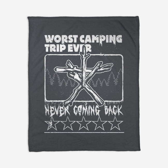 Worst Camping Trip Ever-None-Fleece-Blanket-Studio Mootant