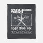 Worst Camping Trip Ever-None-Fleece-Blanket-Studio Mootant