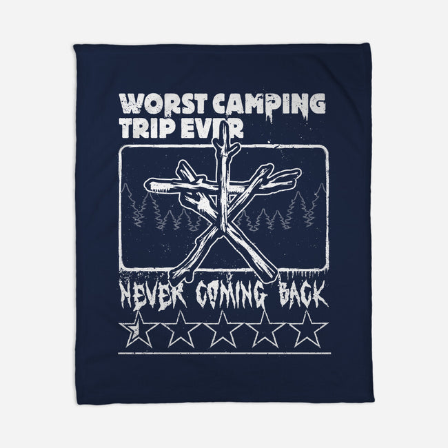 Worst Camping Trip Ever-None-Fleece-Blanket-Studio Mootant