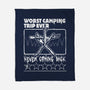 Worst Camping Trip Ever-None-Fleece-Blanket-Studio Mootant