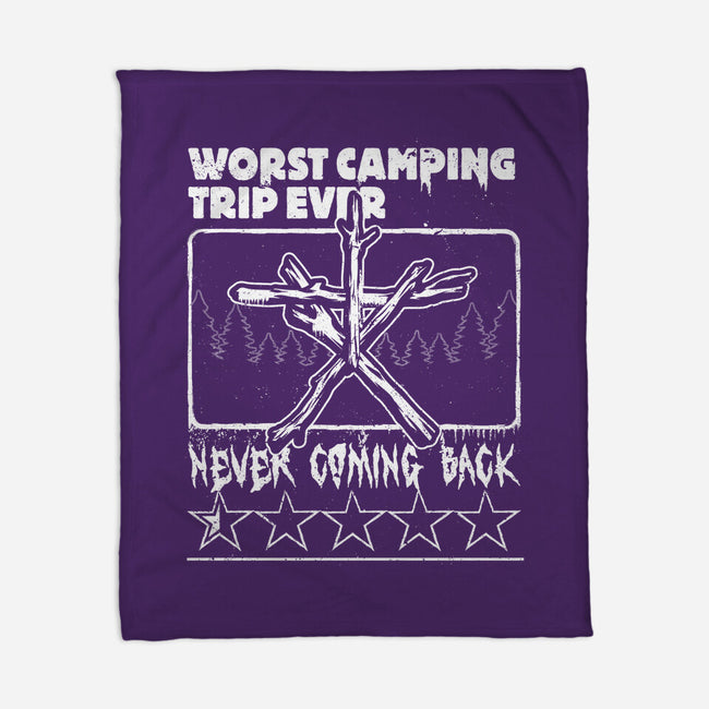 Worst Camping Trip Ever-None-Fleece-Blanket-Studio Mootant