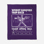 Worst Camping Trip Ever-None-Fleece-Blanket-Studio Mootant