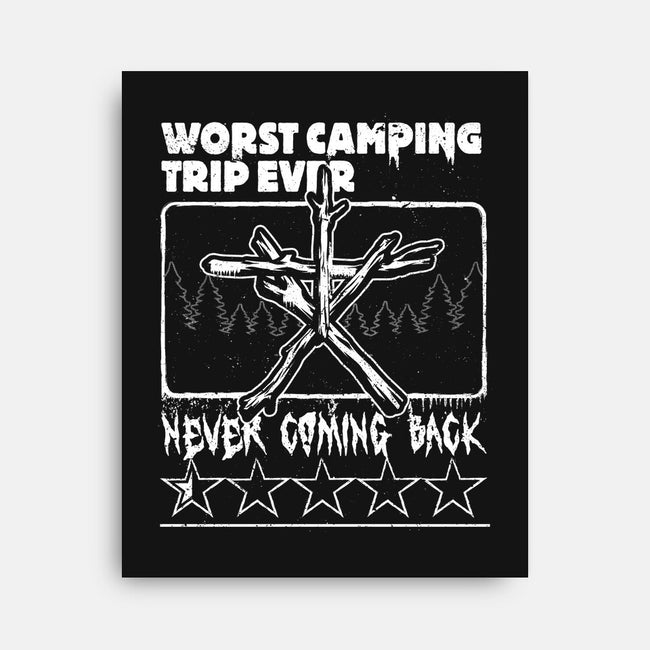 Worst Camping Trip Ever-None-Stretched-Canvas-Studio Mootant