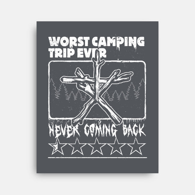 Worst Camping Trip Ever-None-Stretched-Canvas-Studio Mootant
