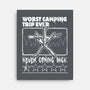 Worst Camping Trip Ever-None-Stretched-Canvas-Studio Mootant