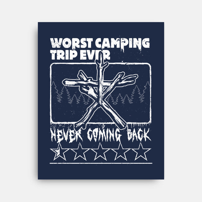 Worst Camping Trip Ever-None-Stretched-Canvas-Studio Mootant