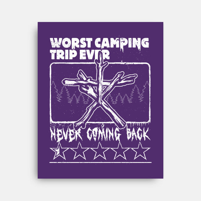 Worst Camping Trip Ever-None-Stretched-Canvas-Studio Mootant