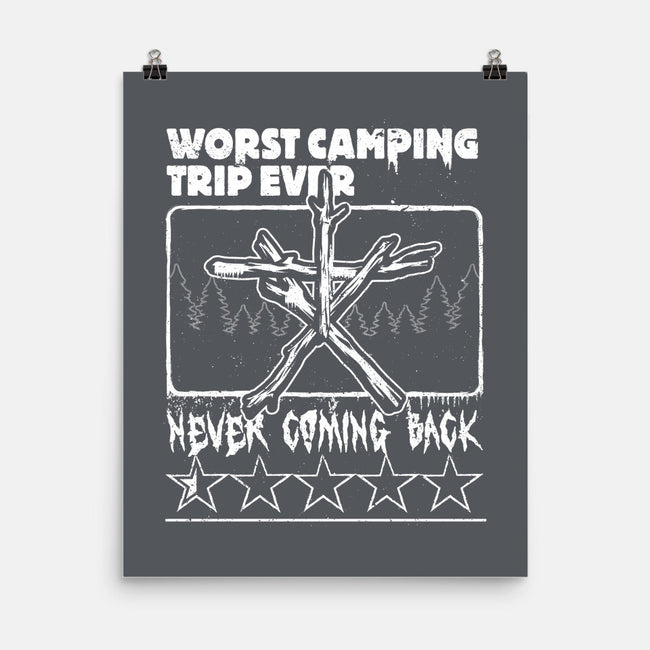 Worst Camping Trip Ever-None-Matte-Poster-Studio Mootant