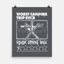 Worst Camping Trip Ever-None-Matte-Poster-Studio Mootant