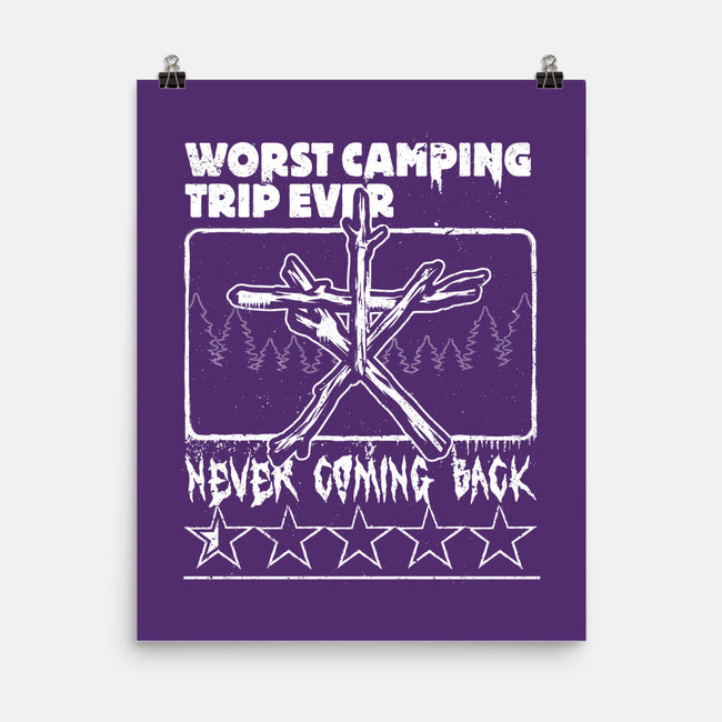 Worst Camping Trip Ever-None-Matte-Poster-Studio Mootant