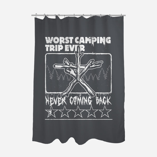 Worst Camping Trip Ever-None-Polyester-Shower Curtain-Studio Mootant