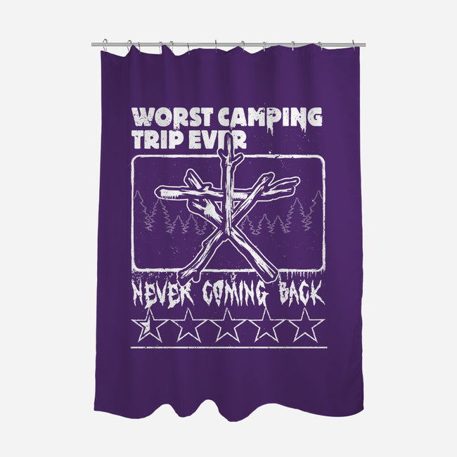 Worst Camping Trip Ever-None-Polyester-Shower Curtain-Studio Mootant