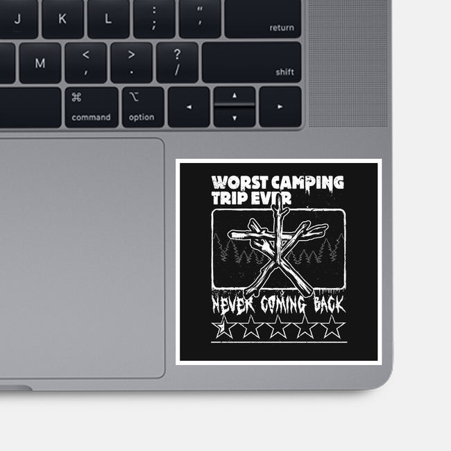 Worst Camping Trip Ever-None-Glossy-Sticker-Studio Mootant
