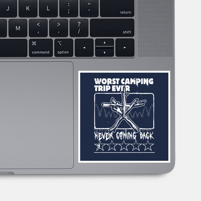 Worst Camping Trip Ever-None-Glossy-Sticker-Studio Mootant