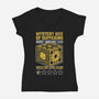 Horror Movie Priest Mystery Box-Womens-V-Neck-Tee-Studio Mootant