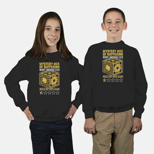 Horror Movie Priest Mystery Box-Youth-Crew Neck-Sweatshirt-Studio Mootant