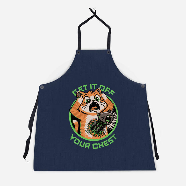 Alien Cat Funny-Unisex-Kitchen-Apron-Studio Mootant