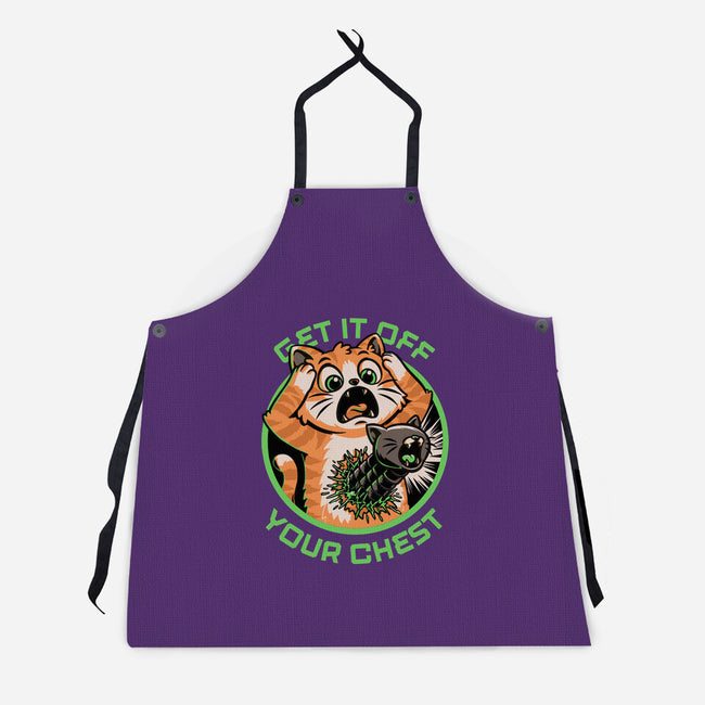 Alien Cat Funny-Unisex-Kitchen-Apron-Studio Mootant