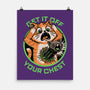 Alien Cat Funny-None-Matte-Poster-Studio Mootant