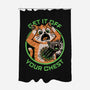Alien Cat Funny-None-Polyester-Shower Curtain-Studio Mootant