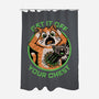 Alien Cat Funny-None-Polyester-Shower Curtain-Studio Mootant