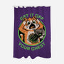 Alien Cat Funny-None-Polyester-Shower Curtain-Studio Mootant