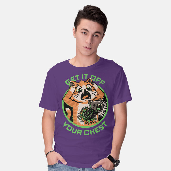 Alien Cat Funny-Mens-Basic-Tee-Studio Mootant