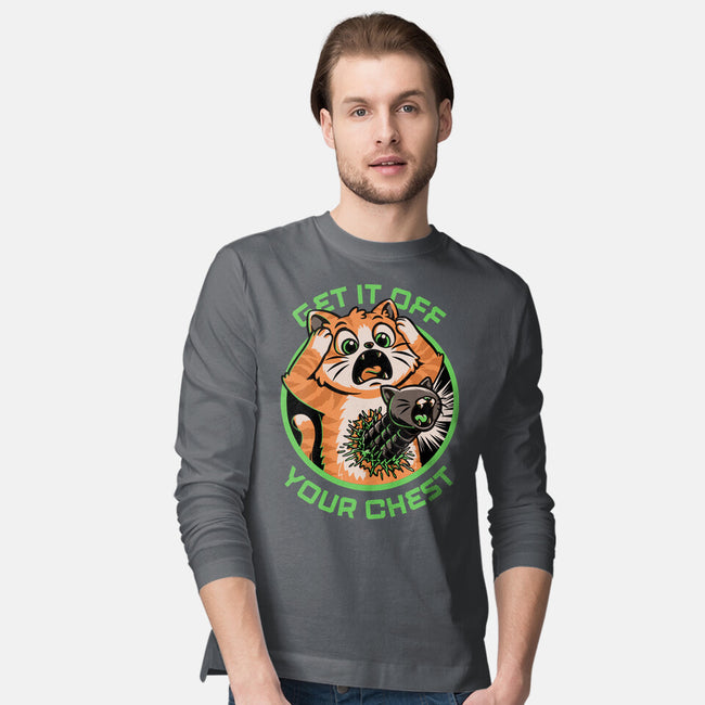 Alien Cat Funny-Mens-Long Sleeved-Tee-Studio Mootant