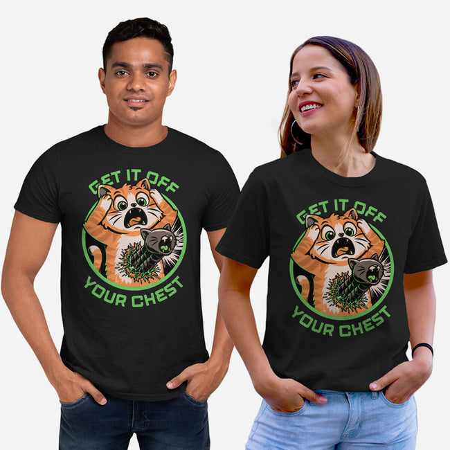 Alien Cat Funny-Unisex-Basic-Tee-Studio Mootant